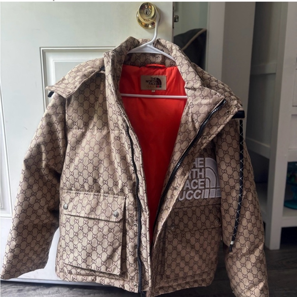 The North Face x Gucci Brown Monogram Jacket